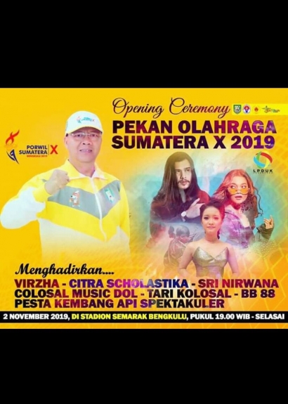 PORWIL Sumatera 2019 di Bengkulu
