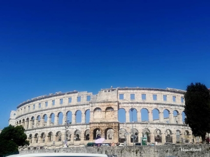 Pesona Koloseum Pula di Kroasia yang Dibangun Peri dalam Semalam