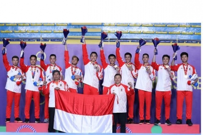 Kami Bangga atas Emas dari Tim Bulutangkis Putra Indonesia di SEA Games 2019