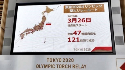 Lokasi Estafet Obor Olimpiade Tokyo 2020 Rawan Radiasi Nuklir