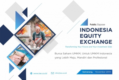Indonesia Equity Exchange, Bursa Saham UMKM, Harapan bagi UMKM Indonesia untuk Maju, Mandiri, dan Profesional