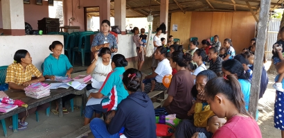 Emak-emak Desa Lewopao Lewopao Kecamatan Ile Boleng Dibekali Pengetahuan 1000 HPK