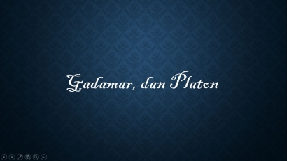 Gadamer dan Platon