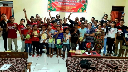 Kopites Kupang Berbagi Kasih Natal bersama Anak-anak Panti Asuhan