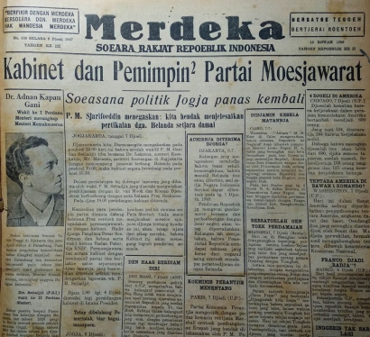 Oeang Republik Indonesia Daerah dan AK Gani dalam Guntingan Koran