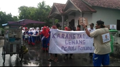Karang Taruna Nusa Jaya Desa Cenang Galang Dana Peduli Bencana Brebes