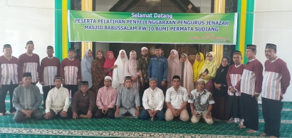 Pengurus Masjid Babussalam Sudiang Selenggarakan Pelatihan Pengurusan Jenazah