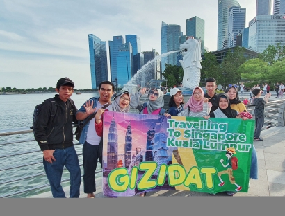 Jalan-jalan bersama Gizidat Madu Ikan Sidat ke Singapura