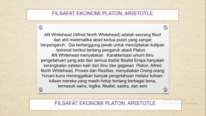 Filsafat Ekonomi Platon dan Aristotle [2]