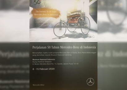Pameran 50th Mercedes-Benz di Indonesia. Serius Cuma Gini? Bitte Atuh Lah...