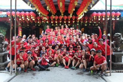 Rayakan Kebersamaan Imlek dan Cap Go Meh, Komunitas Lari se-Tangerang Berlari Bersama