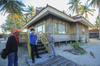 Inilah Rumah Pak Harto di Pulau Derawan