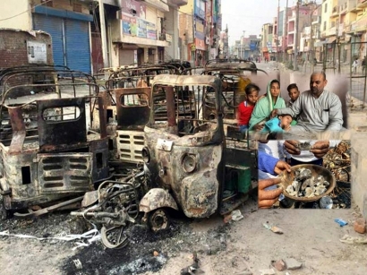 Abangnya Dibakar Massa dalam Chaos Intoleran di India