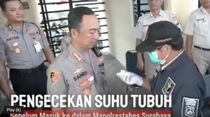 Surabaya Lawan Virus Corona, Begini Strategi Kapolrestabes Surabaya