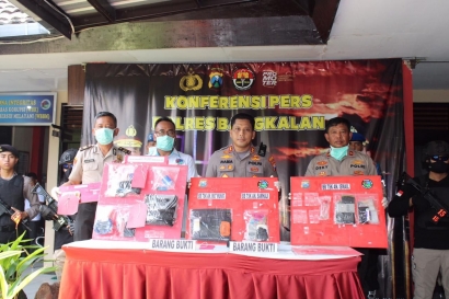Satresnarkoba Polres Bangkalan Amankan 20,98 Gram Sabu Hari Ini
