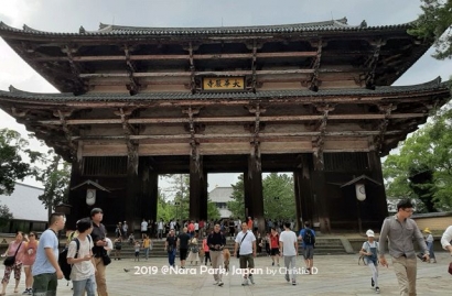 Nandaimon Gate, Pintu Gerbang Menuju Todai-ji Temple "Rumah" Patung Buddha Terbesar di Dunia