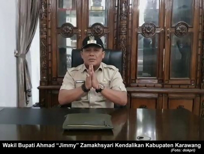 Wakil Bupati Ahmad "Jimmy" Zamakhsyari Kendalikan Pemkab Karawang