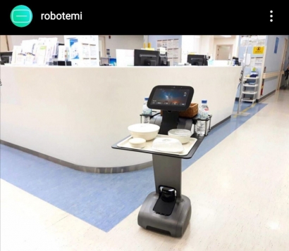 Robot Temi Bisa Menjadi Relawan Medis RS Karantina Covid-19