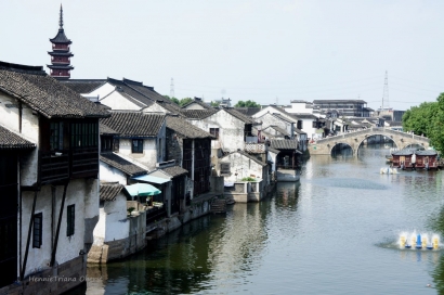 Pesona Kota Kanal Qiandeng di Pinggiran Shanghai