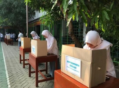 Pemilihan Ketua Osis di SMKN 50 Jakarta