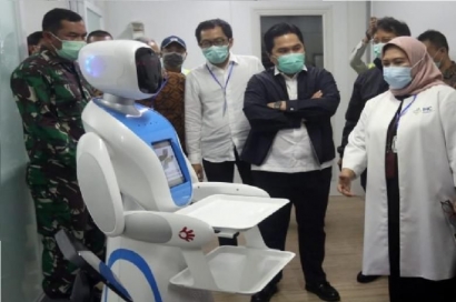 Ahok-Erick, Benarkah Robot Medis Lawan Covid-19 Akan Mengancam Posisi Tenaga Medis?
