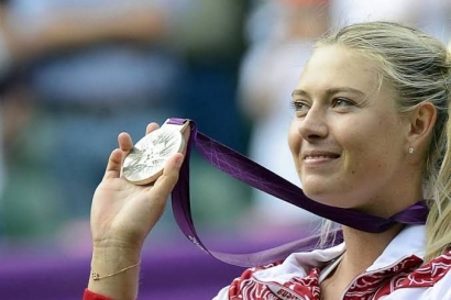 Sarat Prestasi, Sayang Maria Sharapova Hanya Mengantongi Medali Perak di Olimpiade