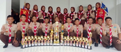 Pramuka SMP Unggulan Pondok Modern Selamat Kendal Juara Umum di Asacom XIV Tingkat Jawa Tengah
