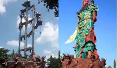 Patung Dewa Kong-Co di Tuban Rubuh, Tanda Dunia Kiamat dan Tolak Bala ala Ajahn Brahm