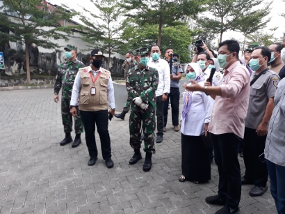 Pangdam XIV Hasanuddin Tinjau Kesiapan RSUD Daya Makassar Tangani Pasien COVID-19