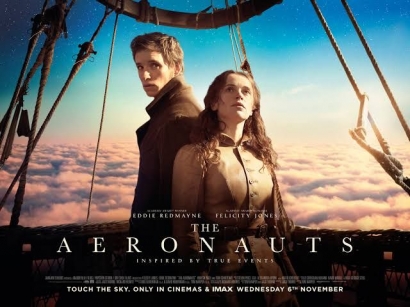 "The Aeronauts", Cerita Lepas Landas Balon Gas Menuju Angkasa Luas