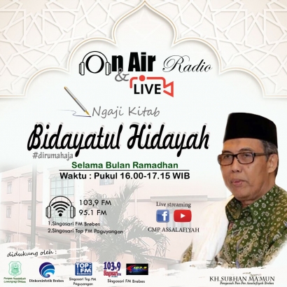Ngaji Kitab Via Live Radio " Bidayatul Hidayah" Selama Ramadan