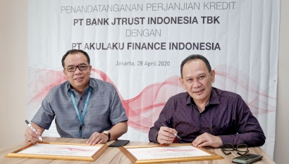 Salurkan Kredit Konsumen, Akulaku Finance Jalin Kerjasama dengan J Trust Bank
