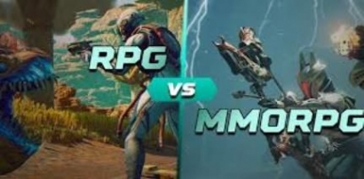 Perbedaan Genre Game RPG dengan MMORPG
