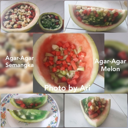 Agar-agar Semangka dan Melon, Sajian Buka Puasa Berbahan Buah Lokal nan Sehat