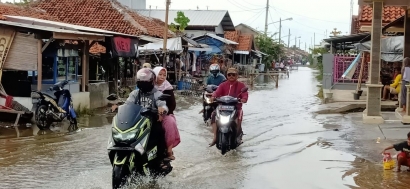 Liputan Banjir Rob di Desa Randusanga Kulon Brebes