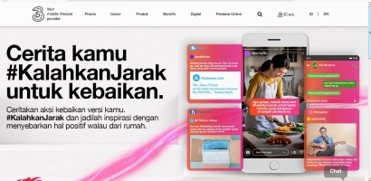 Bersama Tri Indonesia, Mari Kita Sukseskan Gerakan Kalahkan Jarak dengan Internet Tanpa Batas