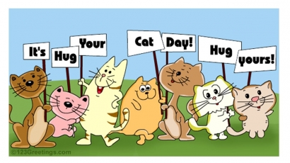 Peluk Kucingmu, karena 4 Juni adalah International Hug Your Cat Day