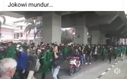 Menyoal Beredarnya Video Demo Mahasiswa Terkait Turunkan Jokowi 