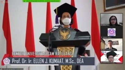 Universitas Sam Ratulangi Ukir Sejarah Baru, Gelar Wisuda Sarjana Secara Daring