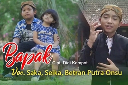 Betrand Putra Onsu Feat Saka dan Seika, "Bapak"