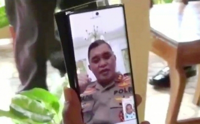 Lewat Video Call, Kapolda Jatim Beri Semangat Anggota Polres Situbondo yang Cedera Saat Tangkap DPO Curanmor