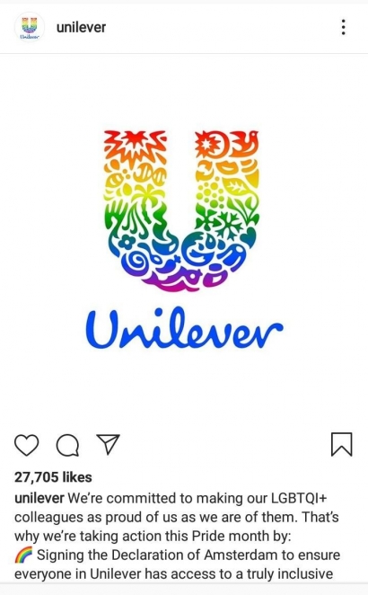 Lucu, Jika Terus Memboikot Unilever yang Support LGBTQ