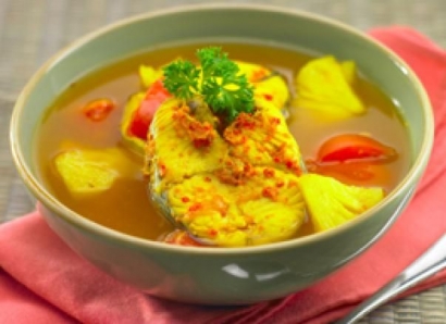 Gulei Kunieng (Lempah Kuning), Makanan Orang Bangka