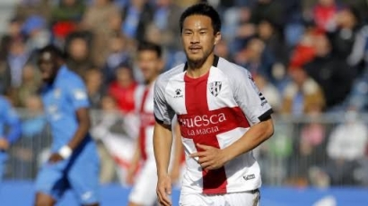 Dibuang Leicester City, Pemain Tua Jepang Jadi Mesin Gol di Spanyol