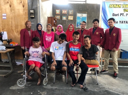 Mahasiswa UMM Membangun Donasi untuk Penyandang Disabilitas yang Terdampak Pandemi Covid-19