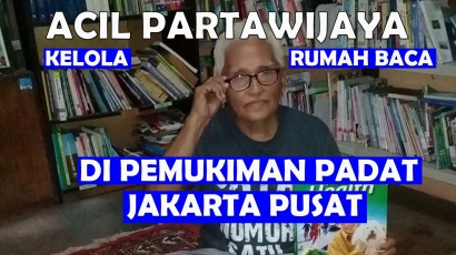 Rumah Baca Acil Partawijaya di Kepadatan Jakarta