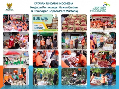 Semarak Kurban Yayasan Rindang Indonesia di Masa New Normal