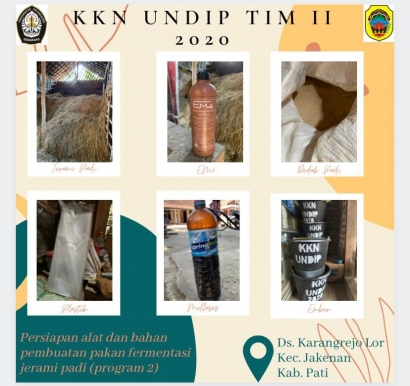Mahasiswa KKN Undip Ajak Warga Desa Karangrejo Lor Kembangkan Pakan Fermentasi untuk Ternak Ruminansia