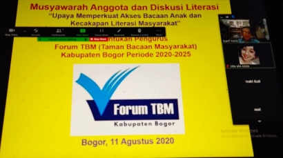 Perkuat Akses Bacaan Anak, Forum TBM Kabupaten Bogor Terbentuk