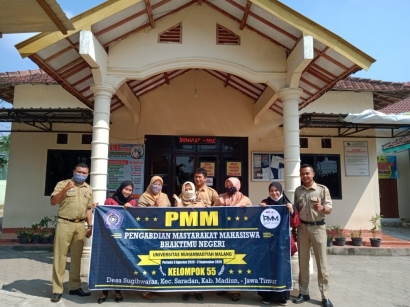 PMM UMM Kelompok 55 Disambut Baik Perangkat Desa Sugihwaras Kabupaten Madiun